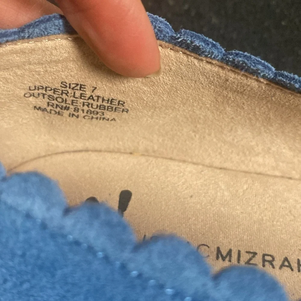 Isaac Mizrahi Women's Blue Espadrille Flats NWOT